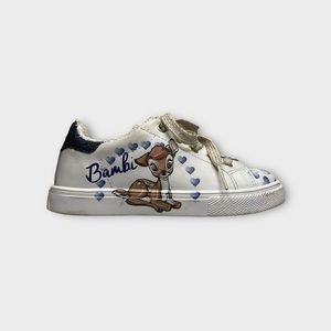 Monnalisa x Disney Bambi Low Top Leather Sneakers